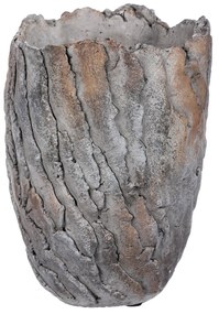 Betonový obal na kvetináč Stone sivá, 16 x 22 cm