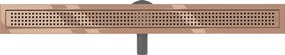 Mexen Flat 360° M08 sprchový žľab 90 cm, ružové zlato, 1625090-40