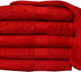 Osuška Homa červená 70x140cm