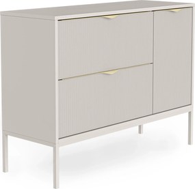 Skříňka pod umyvadlo Livia s deskou 100 cm kašmírová