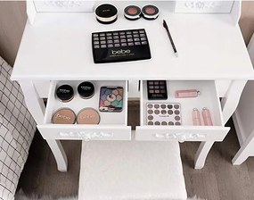 Toaletný stolík Elegant + hubka na make up ZDARMA