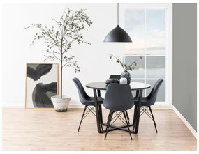Čierna/sivá jedálenská stolička Eris – Actona