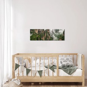 Obraz - National Park Zhangjiajie, Čína (s hodinami) (90x30 cm)