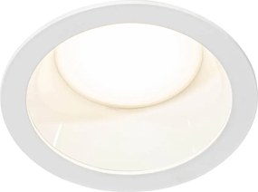 Zapustené bodové svietidlo biele vrátane LED 3000K-5000K s prepínačom Dip - Elias