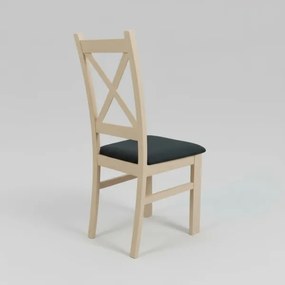 Jedálenská stolička NATE dub sonoma/čierna