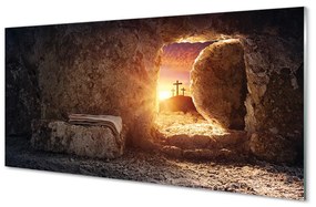 Obraz plexi Cave krížia slnko 125x50 cm