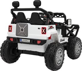 Ramiz Detské elektrické auto OFF ROAD Speed Biele