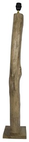 Drevená základňa ku stojacej lampe Eukalyptus - 18 * 18 * 100cm / E27
