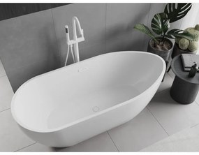 Mexen Eos, voľne stojaca vaňa 150 x 75 cm, biela, biely prepad, 52471507500-20