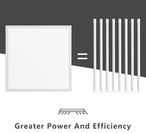 Aigostar - LED Podhľadový panel LED/40W/230V 3000K/4000K/6500K 60x60cm biela