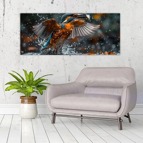 Obraz - Včelojedi (120x50 cm)