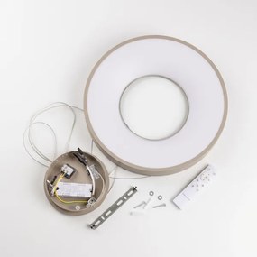BRILAGI - LED stmievateľný luster na lanku FALCON II LED/67W/230V pr. 40 cm béžová + diaľkové ovládanie