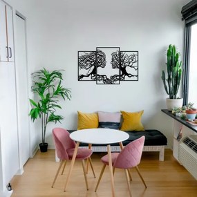 Nástenná dekorácia 116x71 cm strom života kov