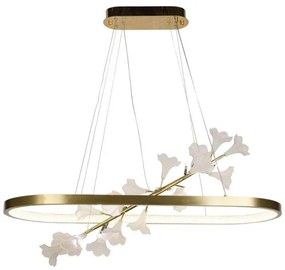 LED Stmievateľný luster na lanku LED/55W/230V 3000-6500K + diaľkové ovládanie