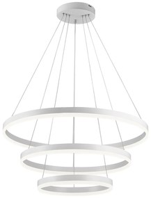 Toolight - LED stropné svietidlo Vegas 20+40+60 + diaľkové ovládanie, biela, OSW-07857