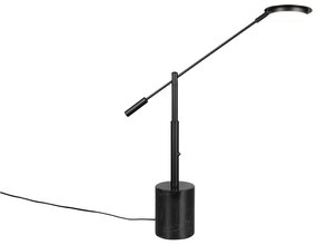 Čierna LED stolová lampa (výška 65 cm) Fiore – Trio Select