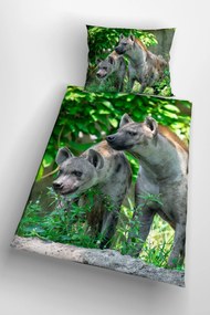 3d obliečky Hyena 140x200 cm