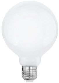 EGLO Úsporná LED žiarovka, E27, G95, 9W, 1055lm, 2700K, teplá biela