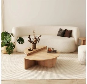 SADA 2x Konferenčný stolík PODIUM hnedá