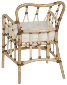 Kreslo s výpletom v prírodnej farbe – Ixia