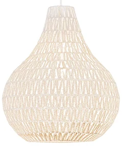 Skandiánske závesné svietidlo biele 45 cm - Lina Drop