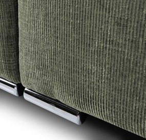 Rozkladacia pohovka Anafi, machovo - zelená látka