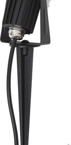 Moderný 12V reflektor čierny vrátane LED IP67 - Voltaire Pico