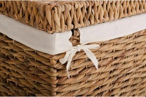 Truhla WANDA, vodný hyacint, šírka 70 cm, natur