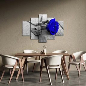 Obraz - Modrá ruža (150x105 cm)