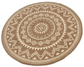 Hnedý koberec Hanse Home Celebration Valencia, ⌀ 200 cm