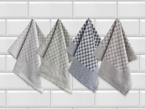 XPOSE® Pracovné kuchynské utierky TETRIS 4 ks mix farieb 50x70 cm