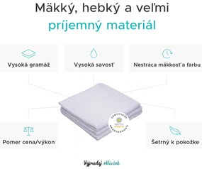 Osuška JERRY 70 x 140 cm biela, 100% bavlna