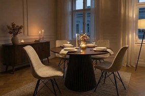 Dizajnová stolička Sweden béžová / sivá