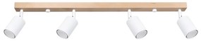 Sollux SL.1289 - Bodové svietidlo VERDO 4xGU10/10W/230V biela