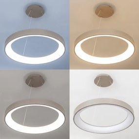 BRILAGI - LED stmievateľný luster na lanku FALCON II LED/99W/230V pr. 60 cm béžová + DO