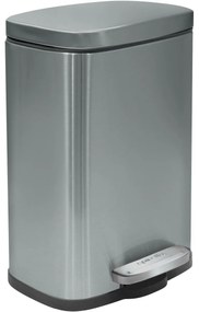 Spirella Pedálový odpadkový kôš soft-close Akira 12 l, brúsená nehrdz. oceľ, 12 l