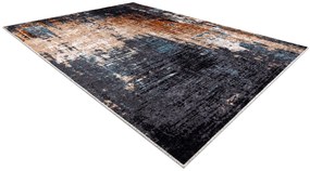 Koberec MIRO 51454.802 Abstrakt, protišmykový, prateľný, béžovo - červený