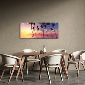 Obraz paliem týčiaci sa nad hladinu (120x50 cm)