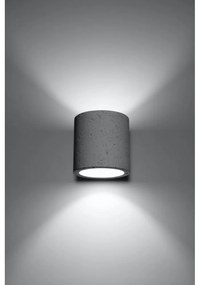 Betónové nástenné svietidlo Sollux Roda