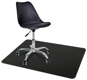Podložka pod stoličku 120x90 cm čierna