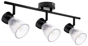 Bodové svietidlo BEST 3xE14/40W/230V čierna