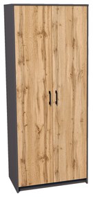 Skriňa Wiktoria 2D Combi SZ05 Grafit/dub wotan