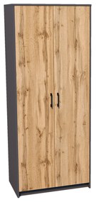 Skriňa Wiktoria 2D Combi SZ05 Grafit/dub wotan