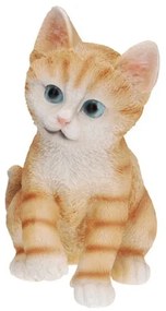 Dekoračné mačiatko – svetlé 19 cm