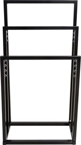 Tutumi Tutumi, 3-ramenný kovový stojan na uteráky 600x260x1000 mm 391840, čierna matná, HOM-01003