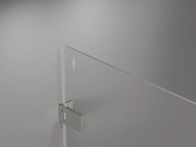 Mexen Lunar-F Duo, skladací sprchový kút 90 x 80 cm, 8mm číre sklo, oceľový profil, 836-090L-080P-97-00