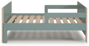 Rastúca detská posteľ v zeleno-prírodnej farbe 90x140/190 cm Willi – Marckeric