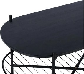 Noela Čierny oválny konferenčný stolík Selection Joe