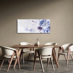 Obraz - Kvety, textúrovaná maľba (120x50 cm)