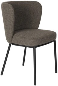 WL-Living Guus čalúnená jedálenská stolička - Hnedá